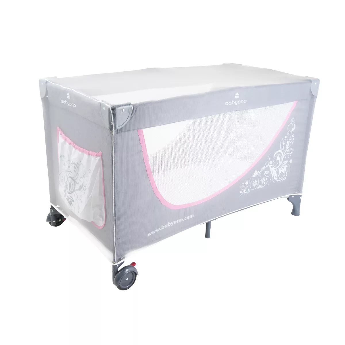 BabyOno Muggennet - Babyklamboe - voor Baby ledikant - Campingbedje - 3
