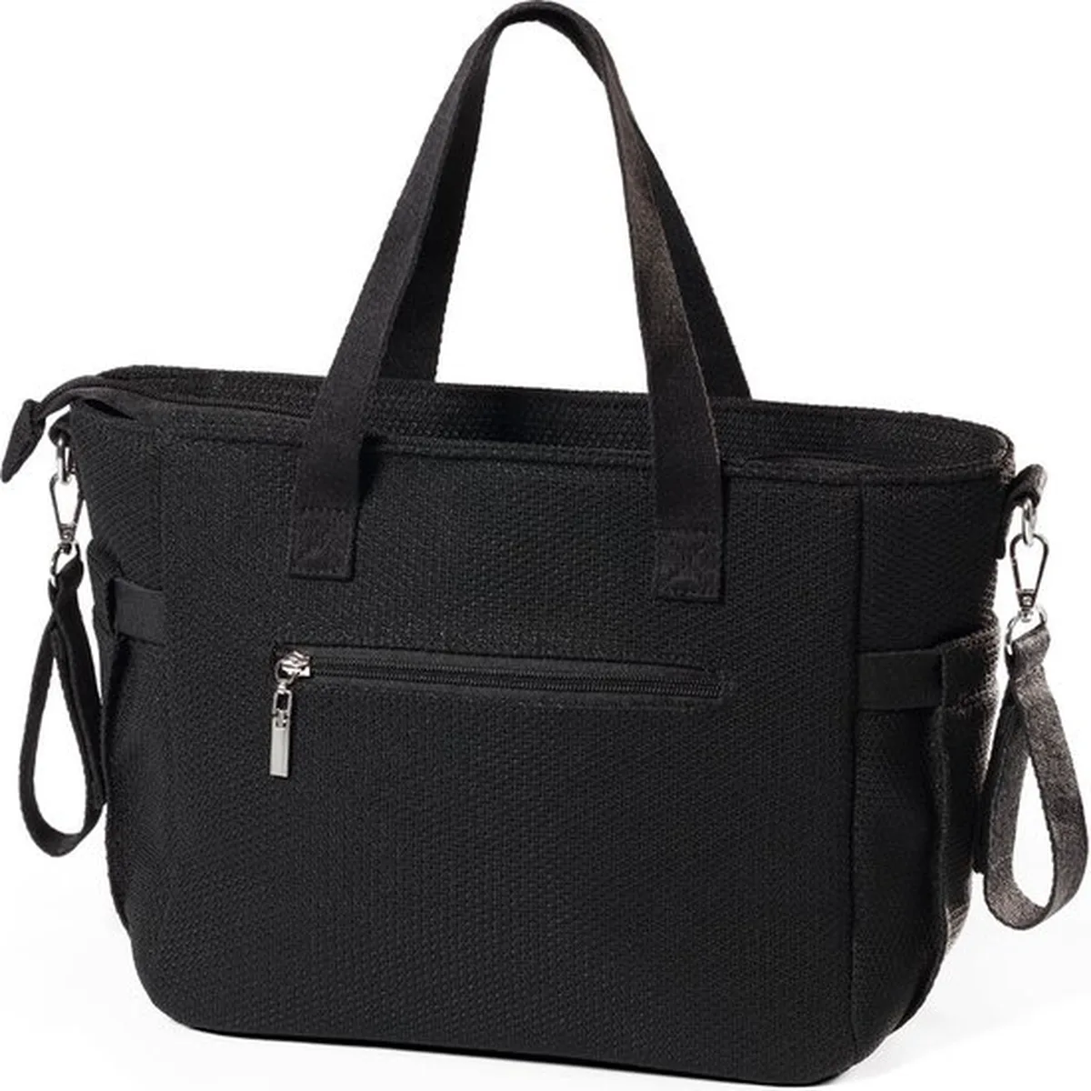 BabyOno CARMEN luiertas voor kinderwagen – zwarte mommy bag met verschoonmat – 9 vakken – stijlvolle verzorgingstas - 4