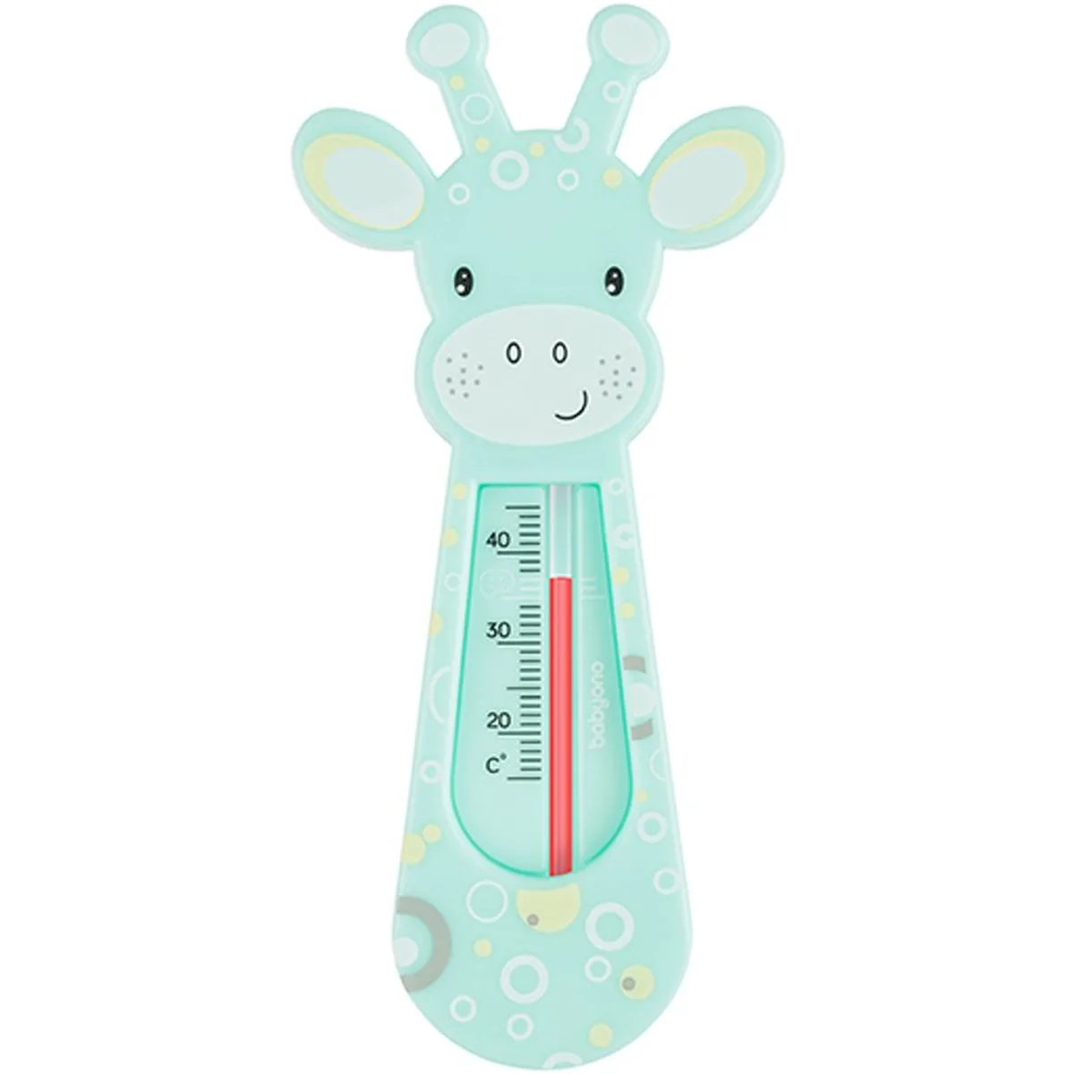 BabyOno Giraffe Sproetjes Mint Drijvende Bad Thermometer, Thermometer