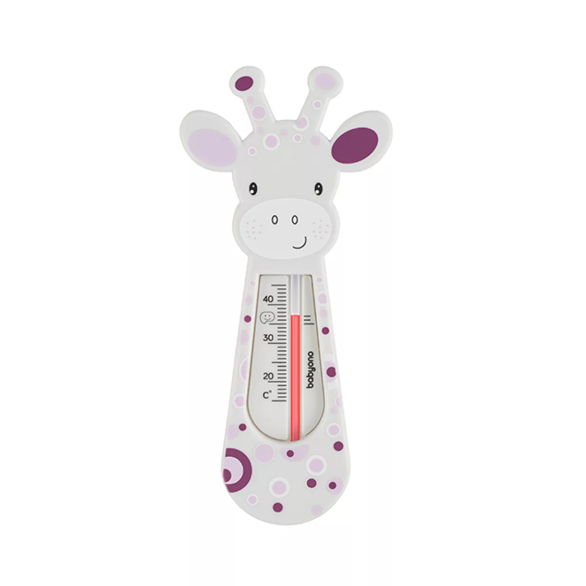 BabyOno Giraffe Sproetjes Grijs Drijvende Bad Thermometer - 2
