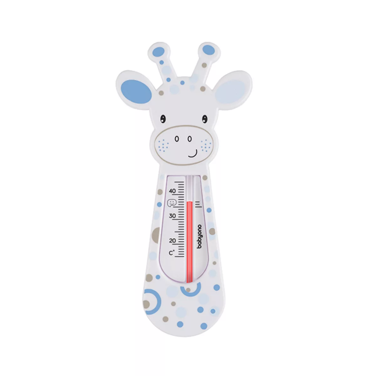 BabyOno Giraffe Sproetjes Wit Drijvende Bad Thermometer - 4