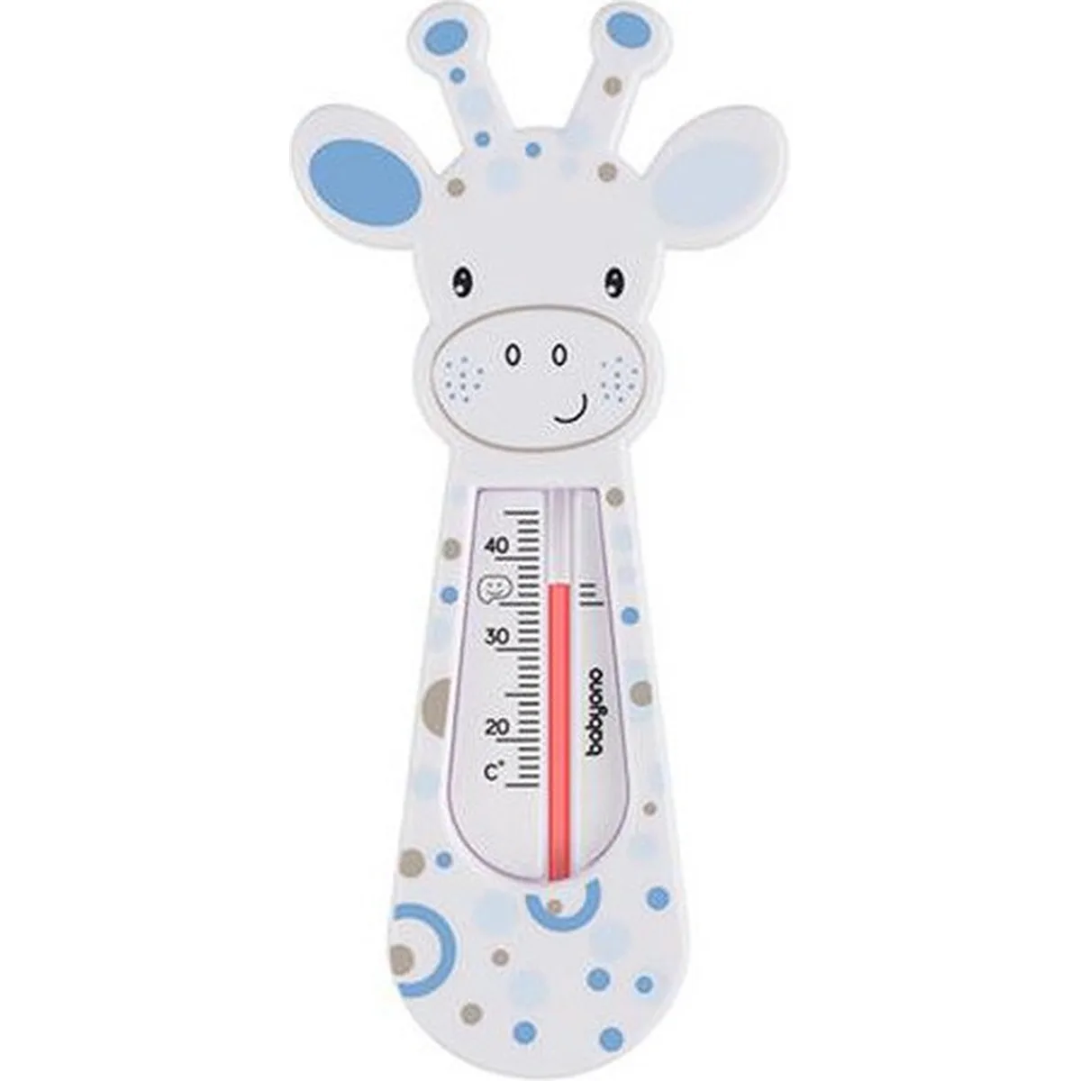 BabyOno Giraffe Sproetjes Wit Drijvende Bad Thermometer