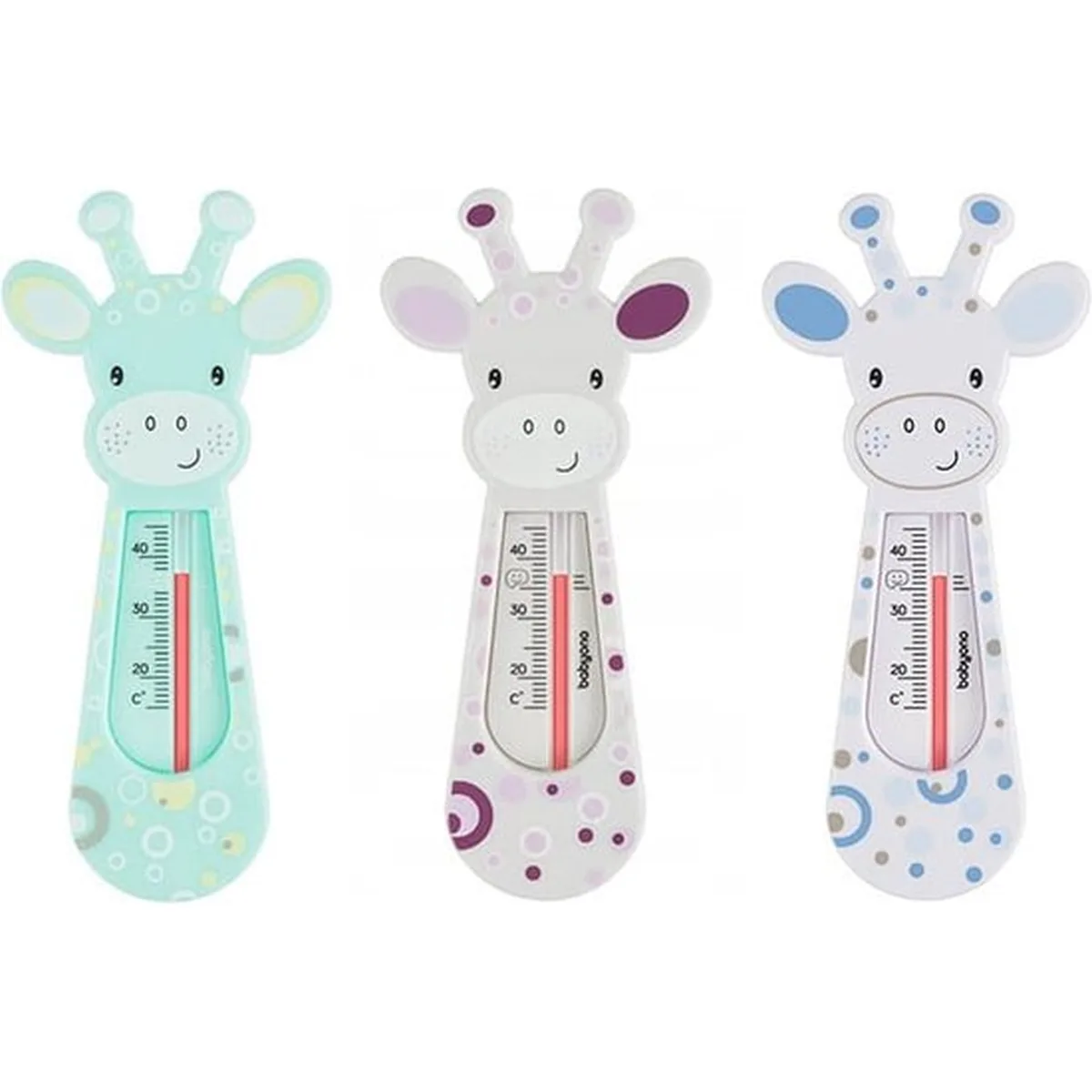 BabyOno Giraffe Sproetjes Wit Drijvende Bad Thermometer - 3