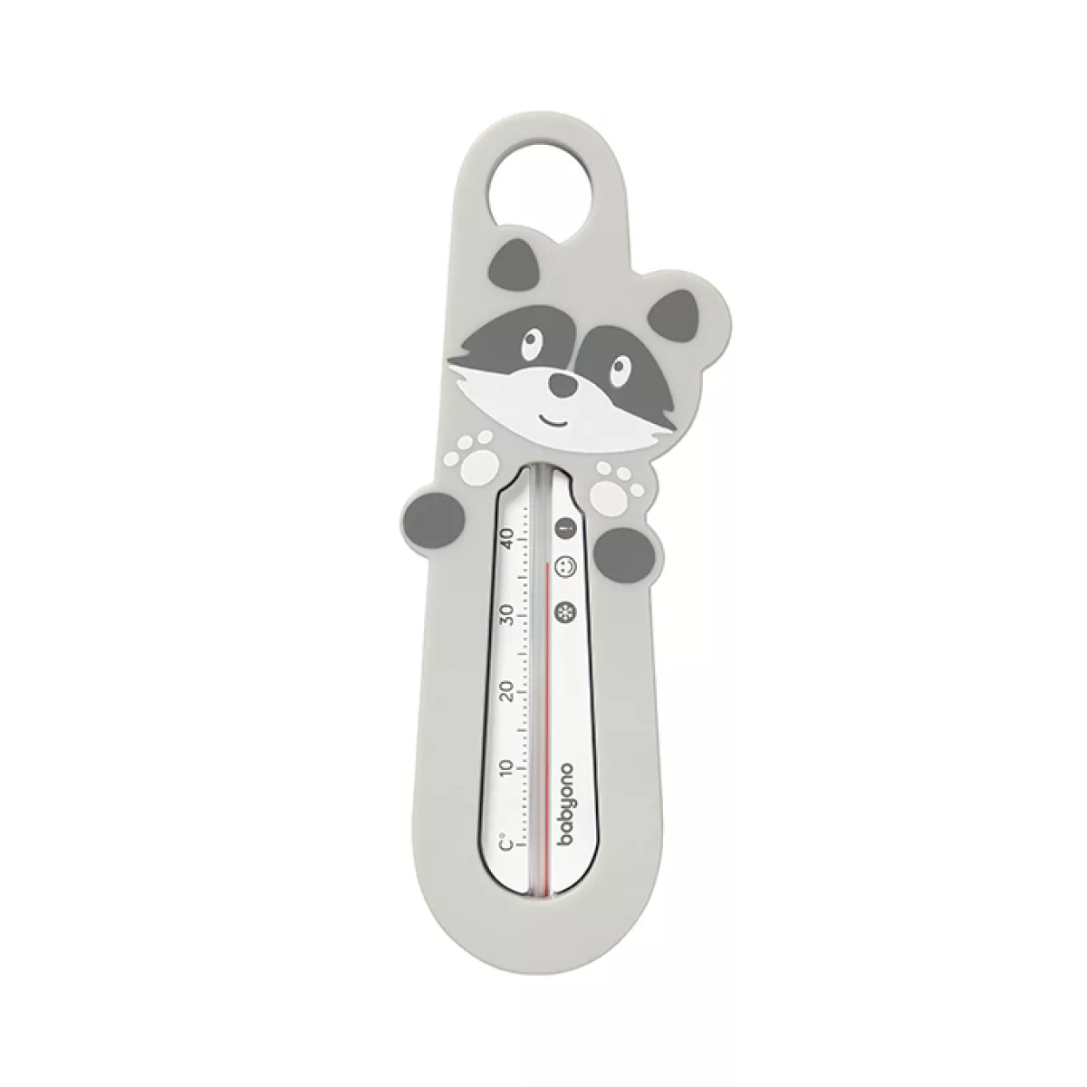 BabyOno Babybadthermometer- Wasbeer - 0m+ Grijs - 5