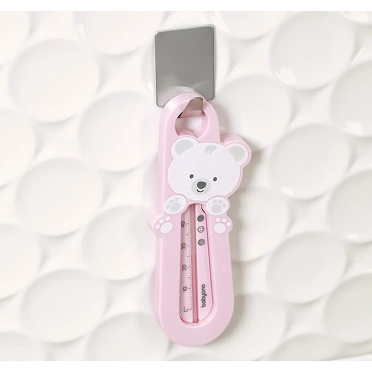 BabyOno Babybadthermometer- teddybeer - 0m+ Roze - 2
