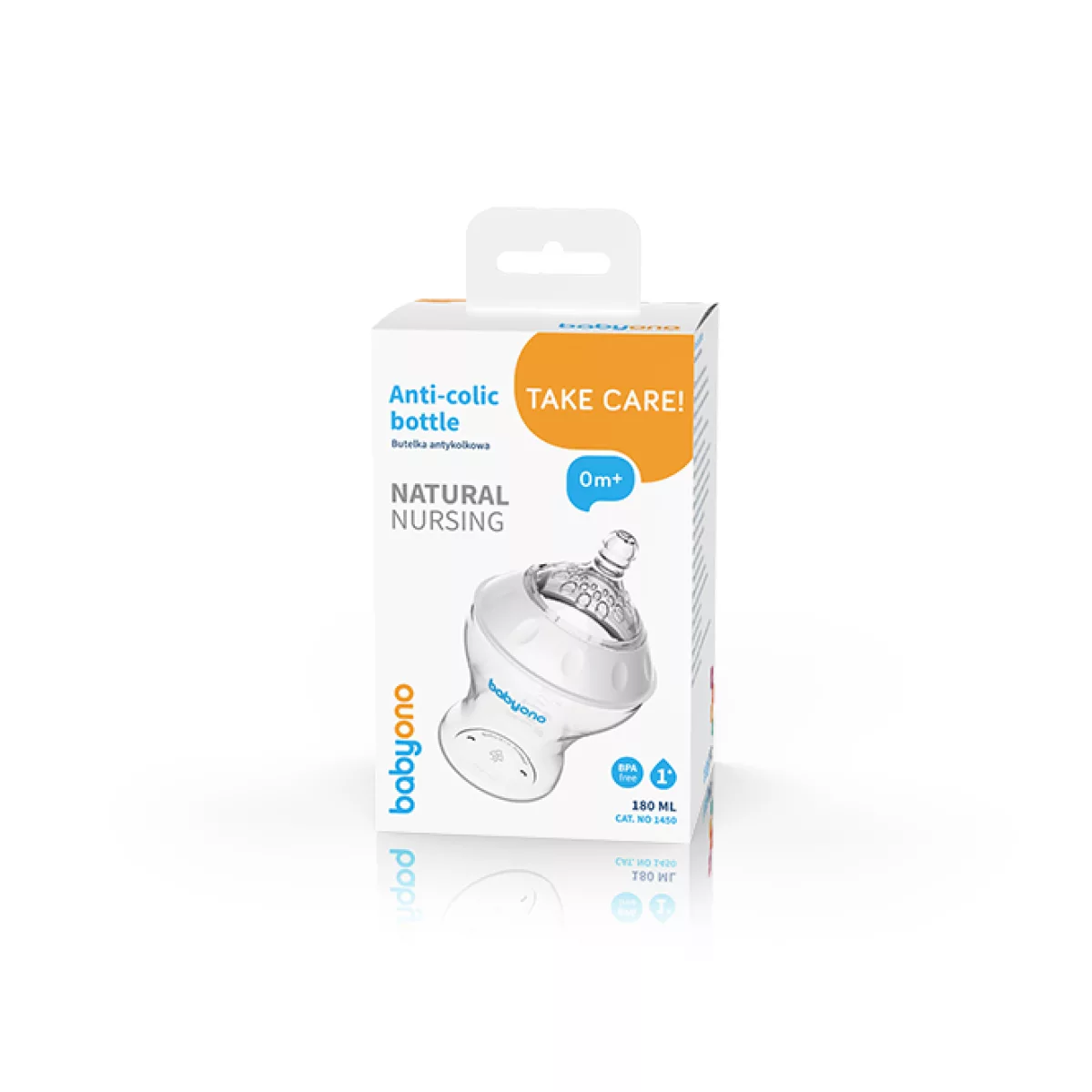 BabyOno Antikrampjes fles 180ml NATUURLIJKE VERZORGING 1450 - 6