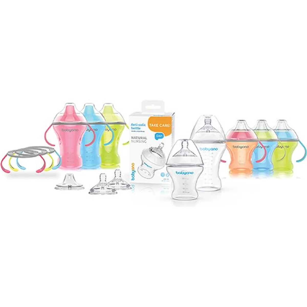 BabyOno Antikrampjes fles 180ml NATUURLIJKE VERZORGING 1450 - 2