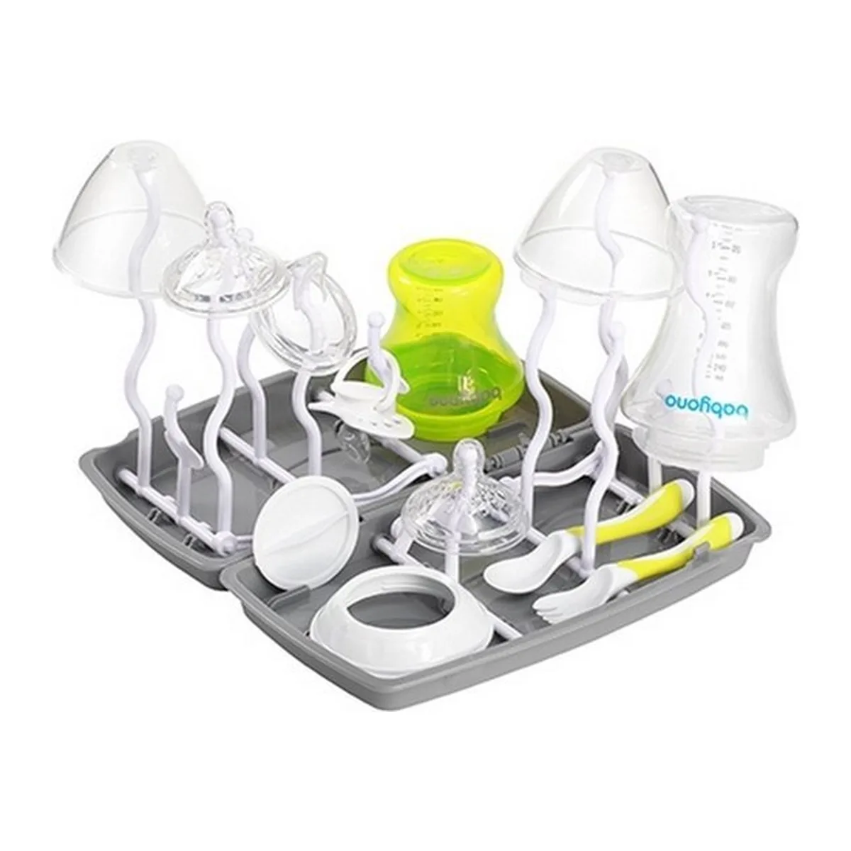 1071/02 Grijze Fles En Nippel Droger - 8
