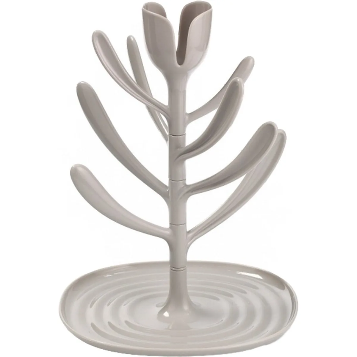 BabyOno TULIP Flessendroger - Droogrek voor Babyflessen en Spenen - BPA-vrij - Grijs - 2