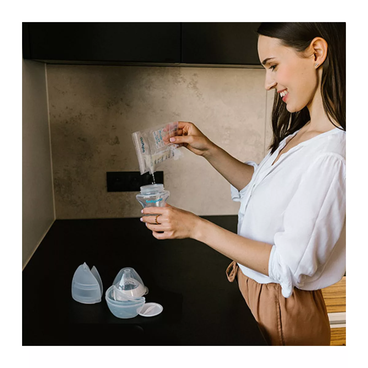 BabyOno Moedermelk Bewaarzakjes - Moedermelkbewaarzakjes - Gemakkelijke etiketteren - 180 ml - 30 stuks - 1084 - 3