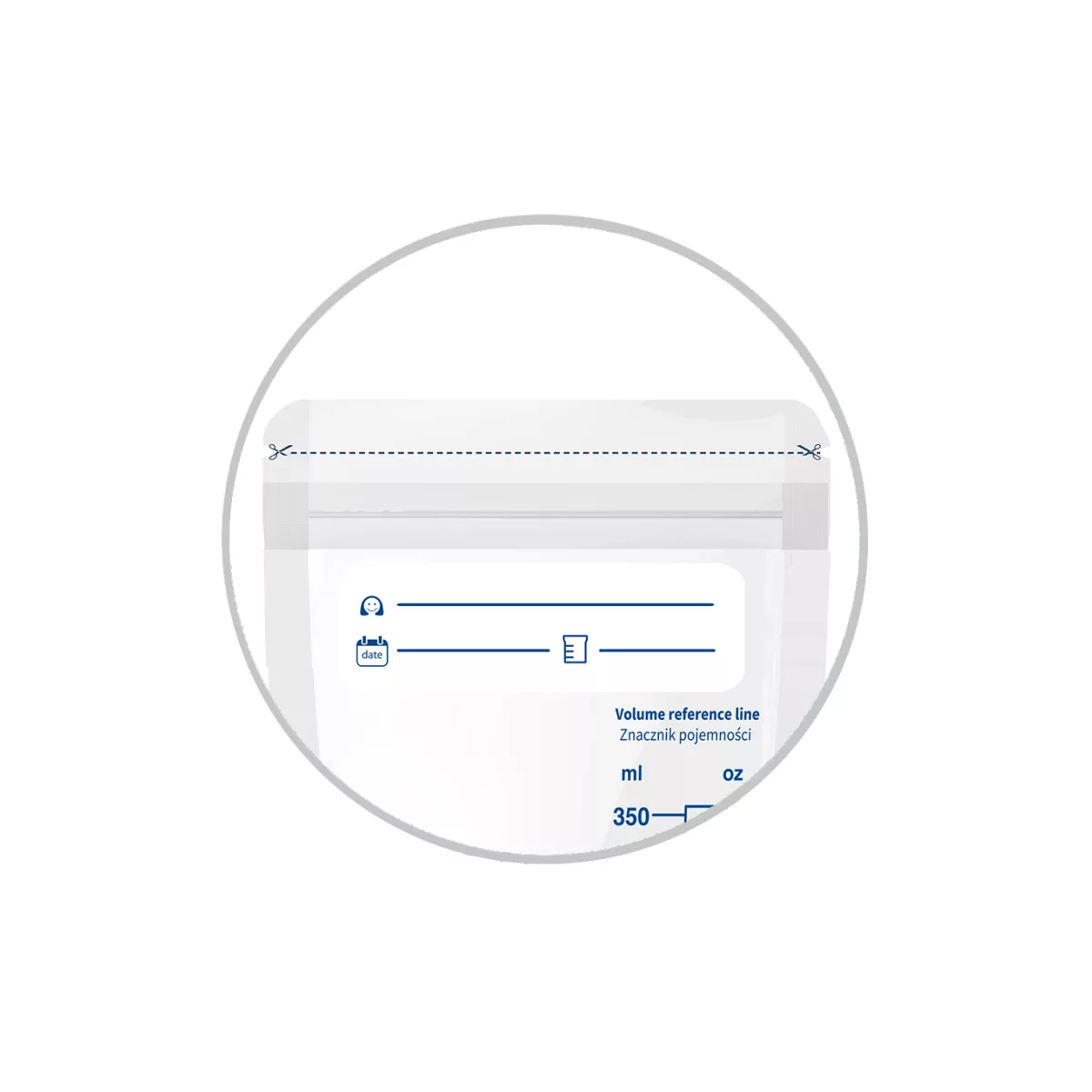 Moedermelk Bewaarzakjes Moedermelkbewaarzakjes | Bewaarzakjes voor moedermelk met warmte-indicator 30x | EXTRA GROOT | 350 ml | 30 st - 3