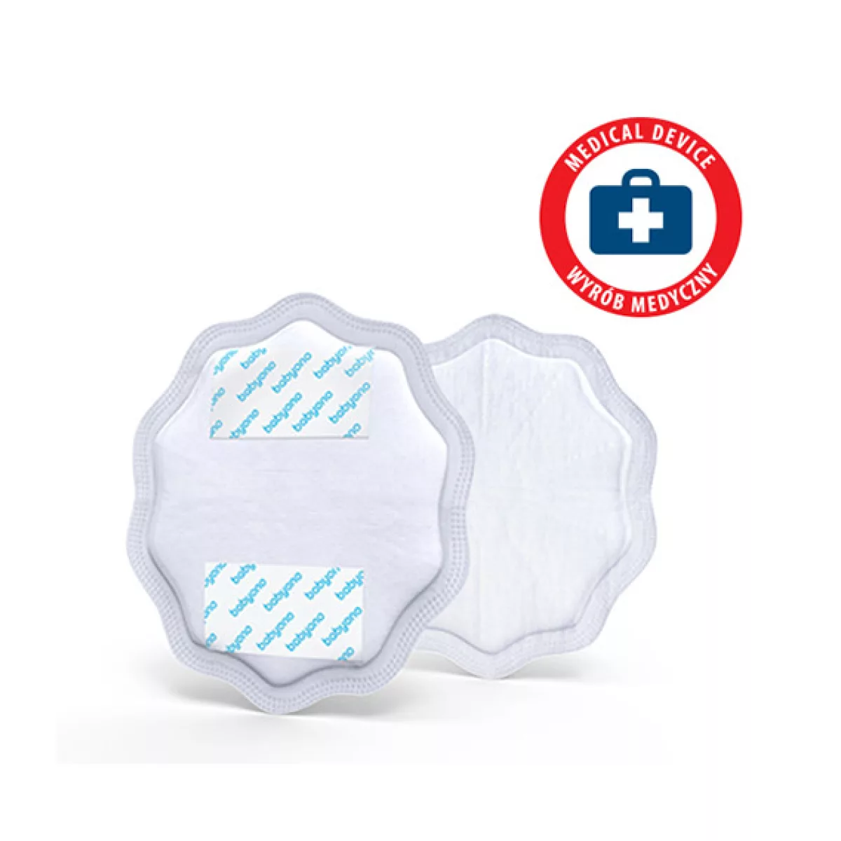 BabyOno Natural Nursing Wit Borstcompres 24 Stuks