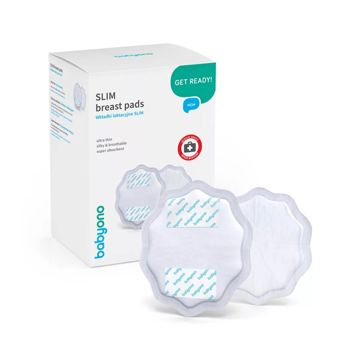 BabyOno Natural Nursing Wit Borstcompres 24 Stuks - 3