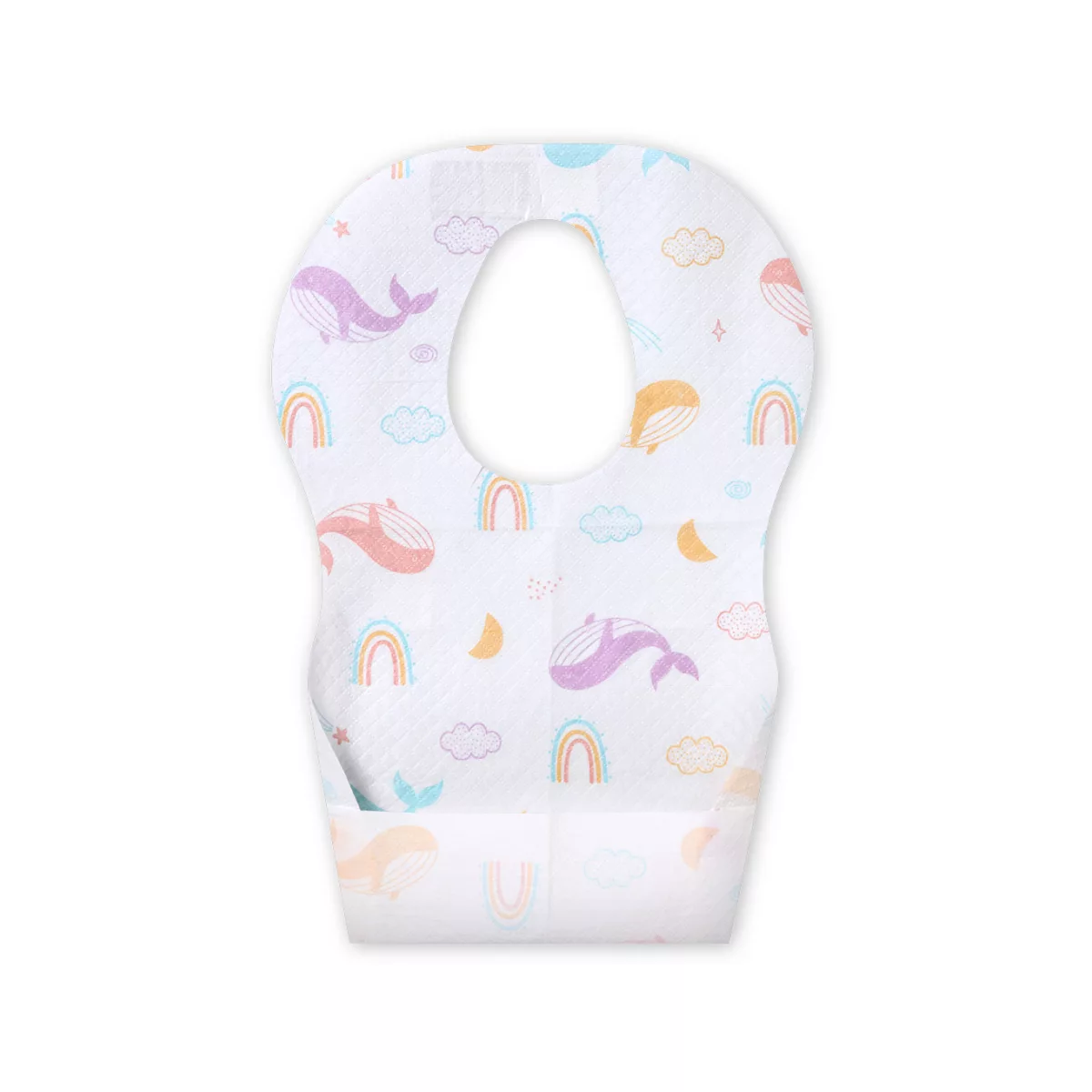 BabyOno Slabbetje - Wegwerp slabbetjes met zakje en waterdichte achterkant - babyvoeding - knoeivrij - kunststof - eenmalig - etensresten - 3