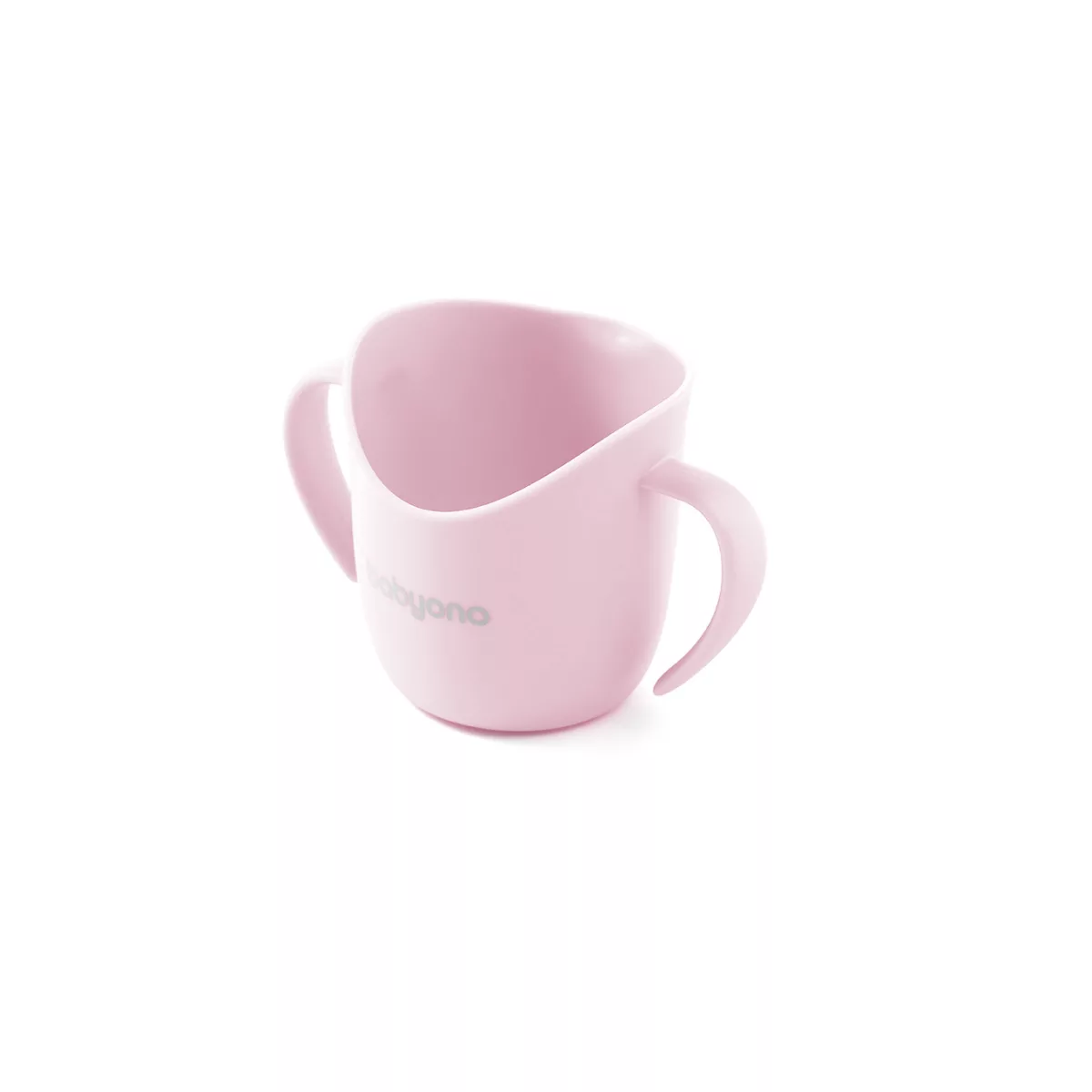 BabyOno FLOW Serie - Ergonomische Trainingsbeker - Pink - Handvatten - 6m+