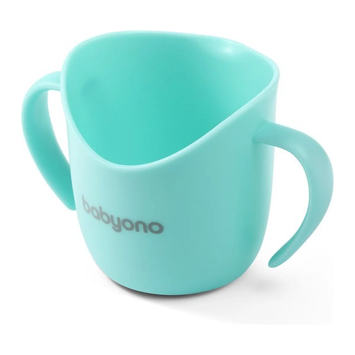 BabyOno Turquoise Ergonomic Training Cup Flow Oefenbeker 1463/06