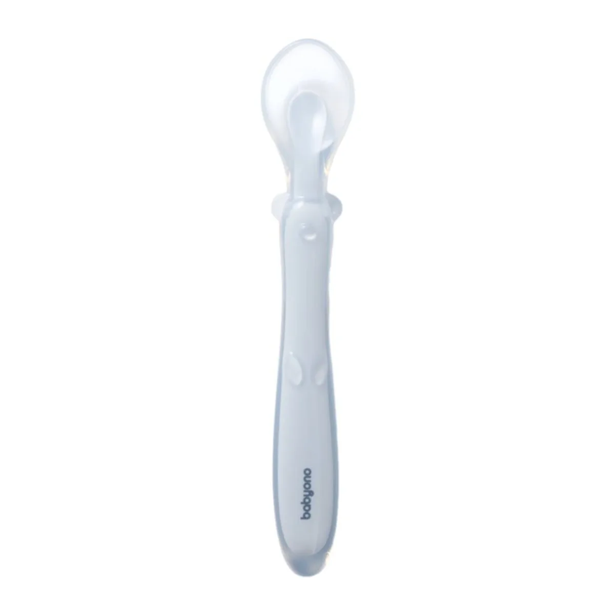 BabyOno Flexibele Siliconen Lepel - Zacht en Veilig - Blauw - 8