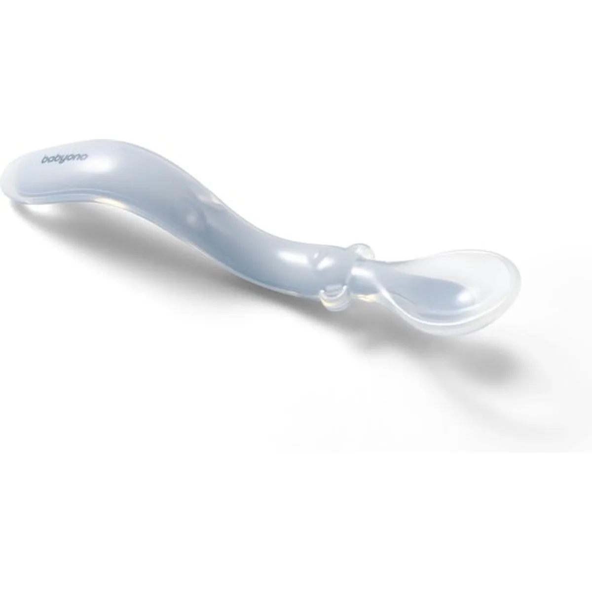 BabyOno Flexibele Siliconen Lepel - Zacht en Veilig - Blauw - 5