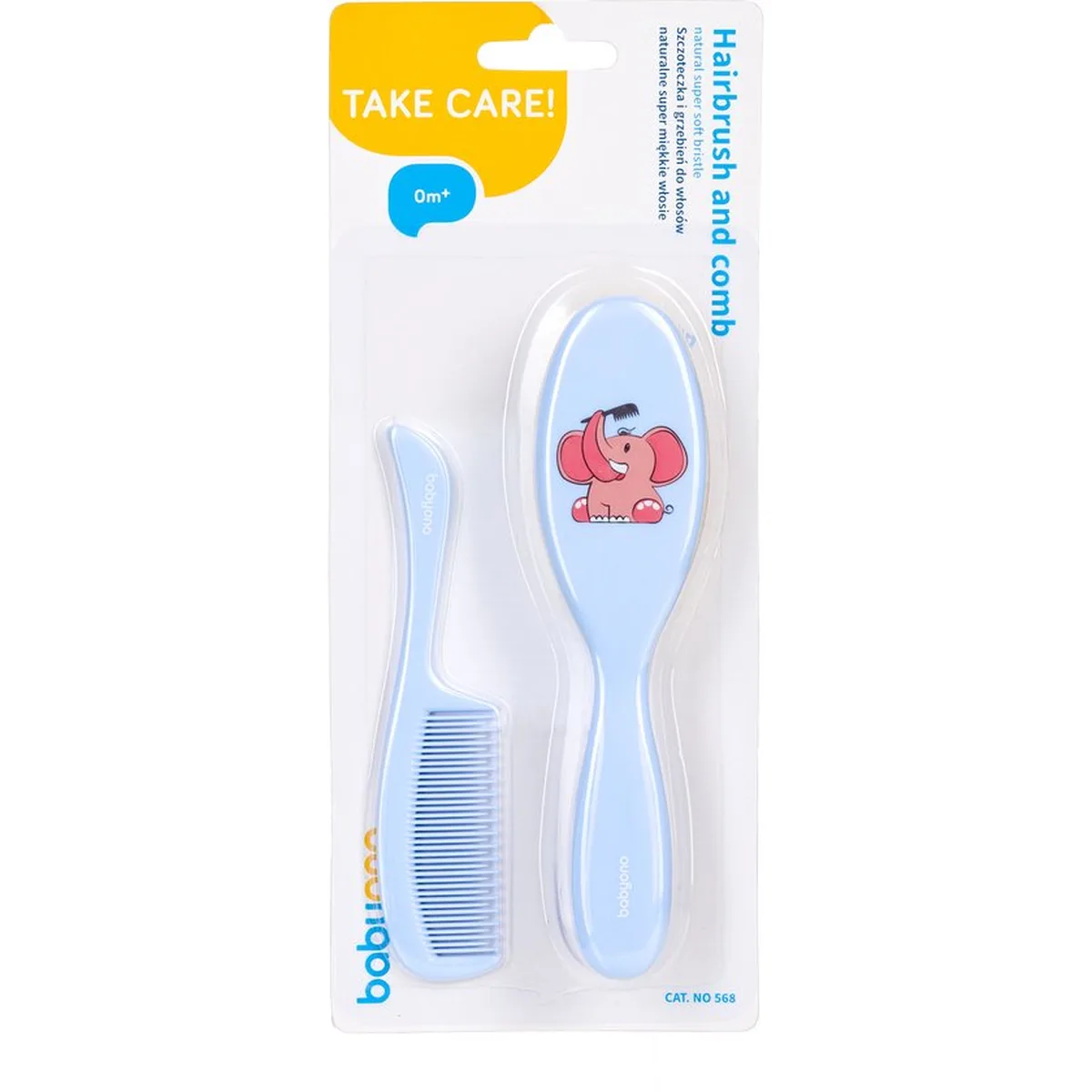 BabyOno Natural Extra Soft Vlinder Roze Kapset