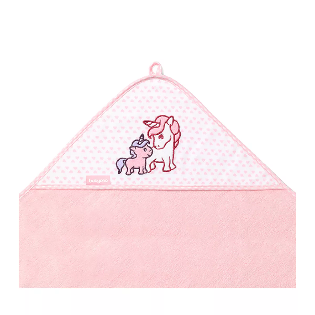 BabyOno Bamboo Grijs Vosjes 76x76 cm Badcape 345/03 - 2
