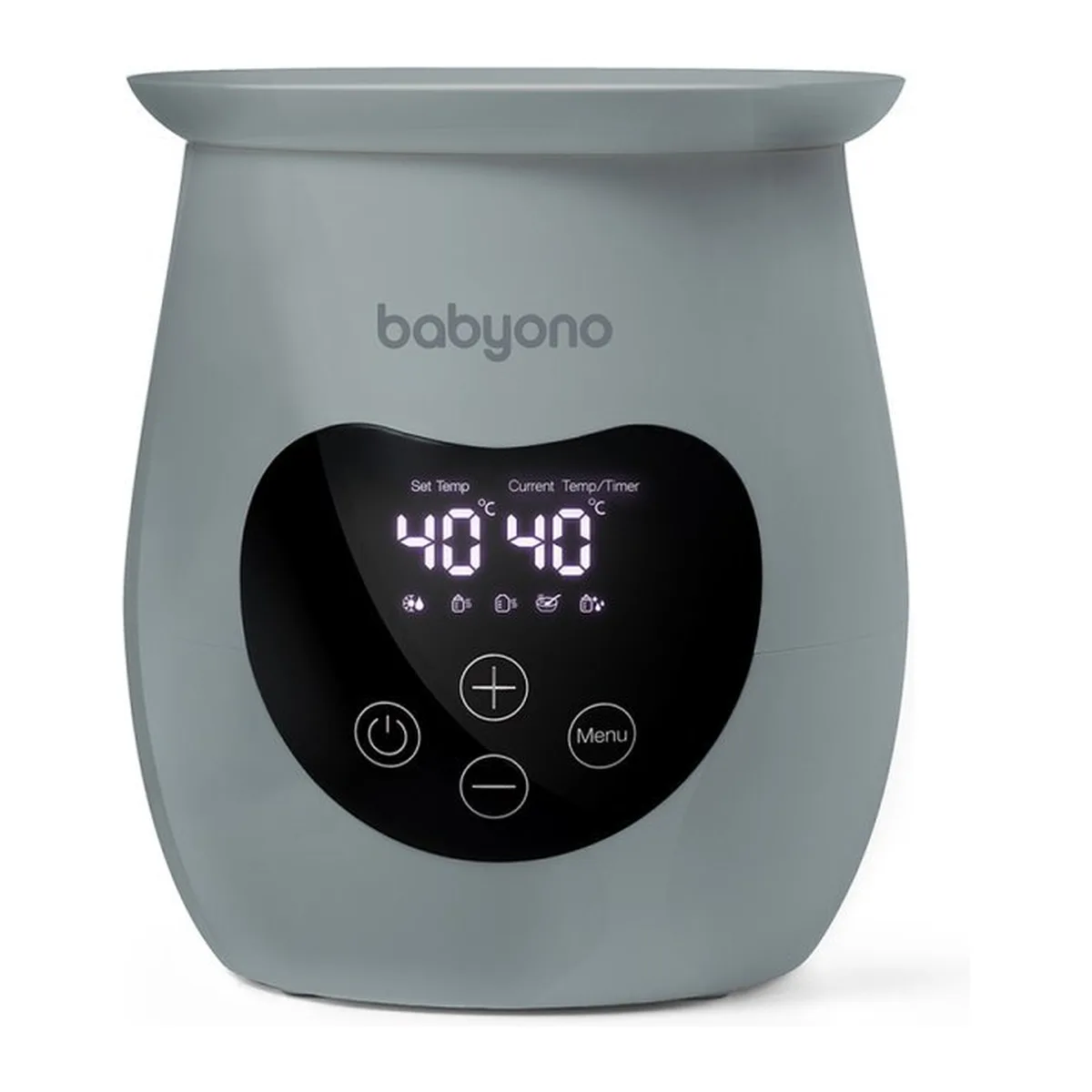 BabyOno Honey Grey Natural Nursing Flessenwarmer en Sterilisator