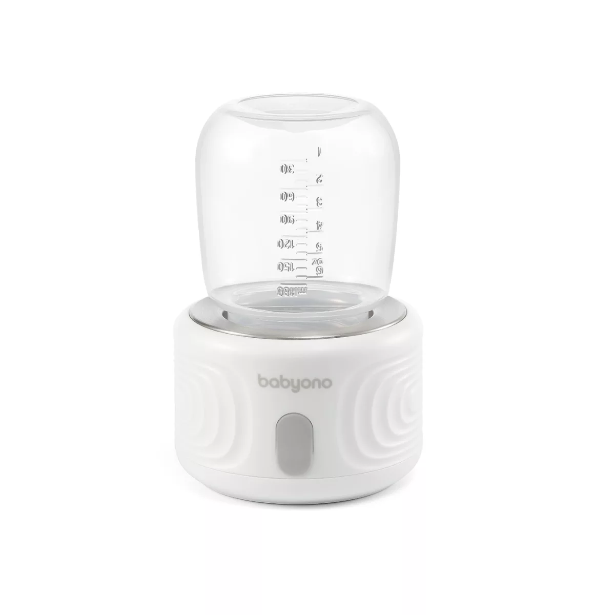 BabyOno Flessenwarmer Onderweg - Draadloze Babyfles Warmer - 4 Temperatuurstanden - Inclusief 180 ml Fles - 5