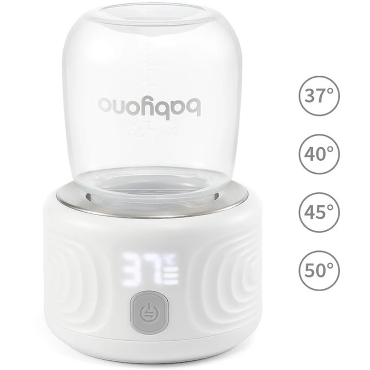 BabyOno Flessenwarmer Onderweg - Draadloze Babyfles Warmer - 4 Temperatuurstanden - Inclusief 180 ml Fles