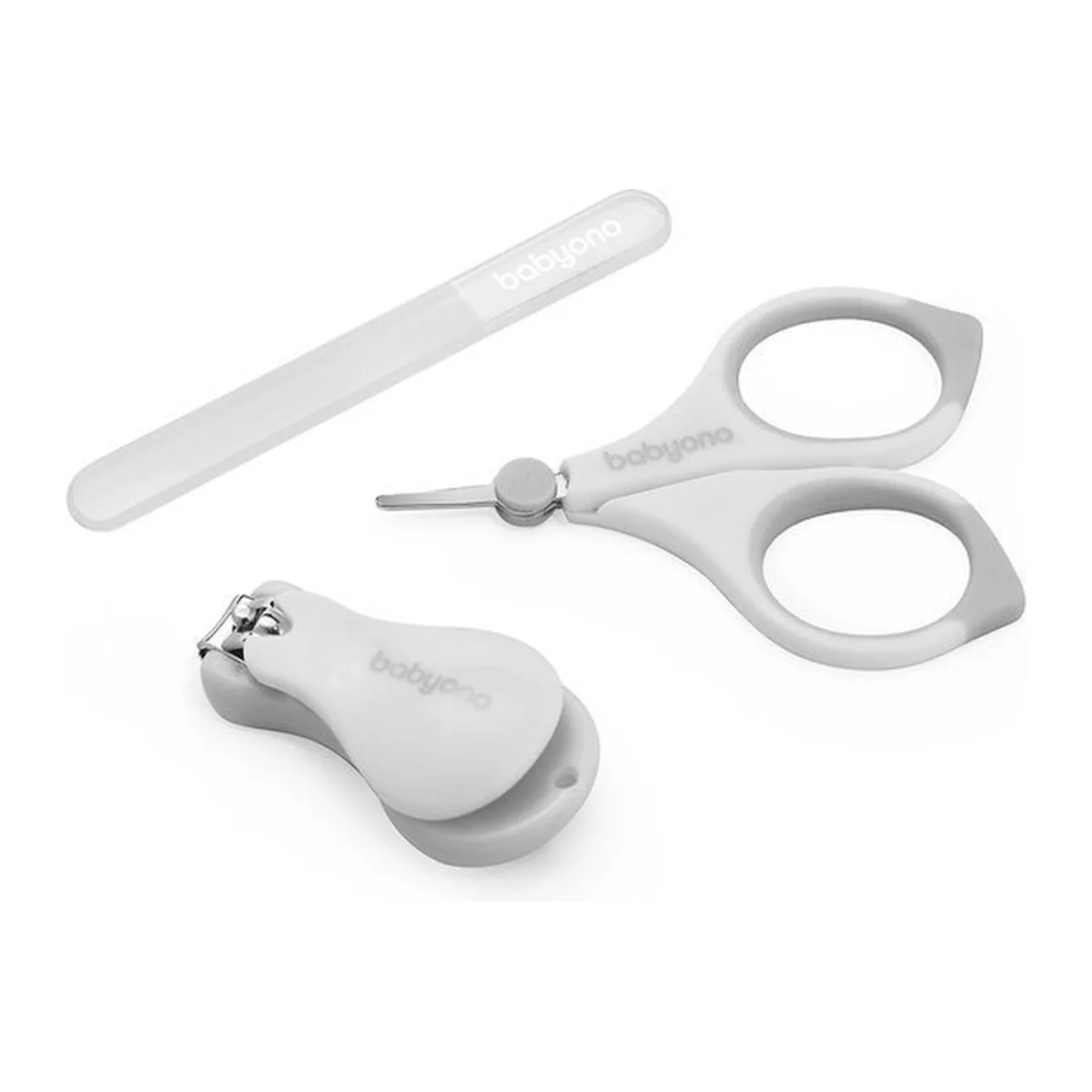 BabyOno |baby manicureset grijs|0+
