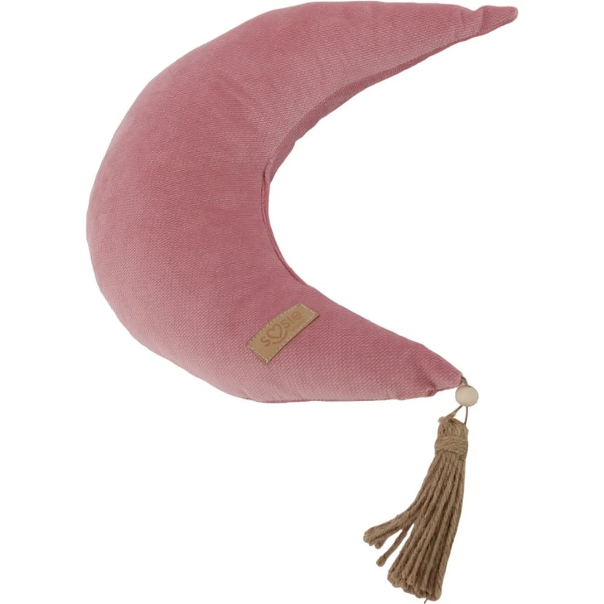 Soosie - GLAMOUR - Set van 2 Decoratieve Kussens - Kussen woonkamer - Bank kussen - Sierkussen - Decoratie kussen - Ster en Maan - Roze velvet - 5