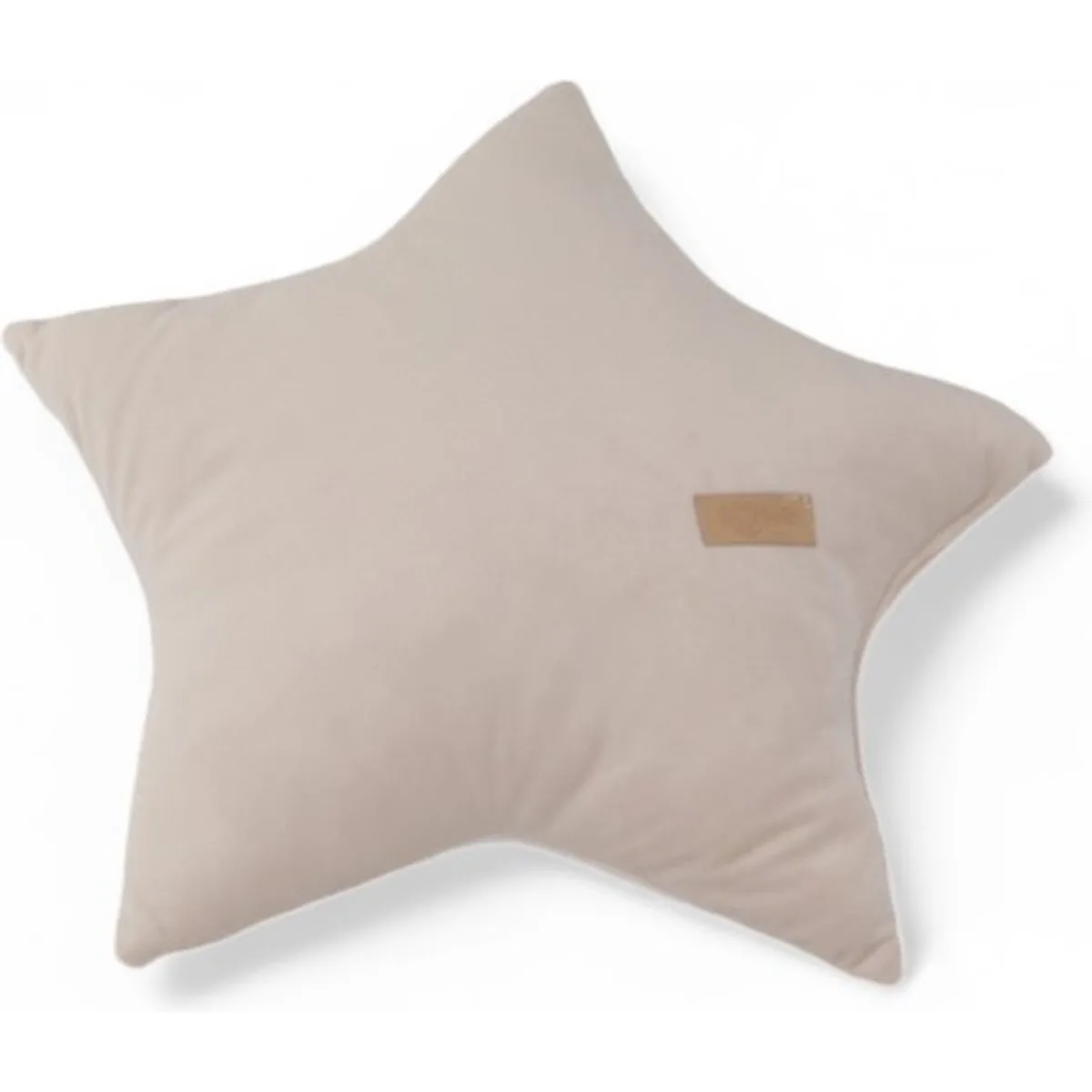 Soosie GLAMOUR Kussen Ster - Sierkussen voor Slaapkamer of Kinderkamer - Zachte en Comfortabele Decoratieve Kussen - Beigekleurig - 2