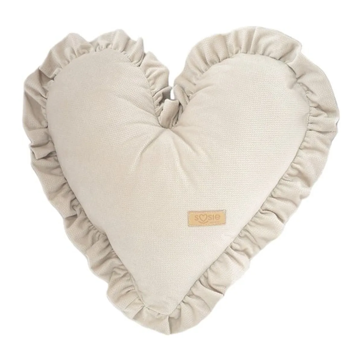 Soosie Decoratieve Kussen Hartvorm Beige - Glamour Collectie - 6
