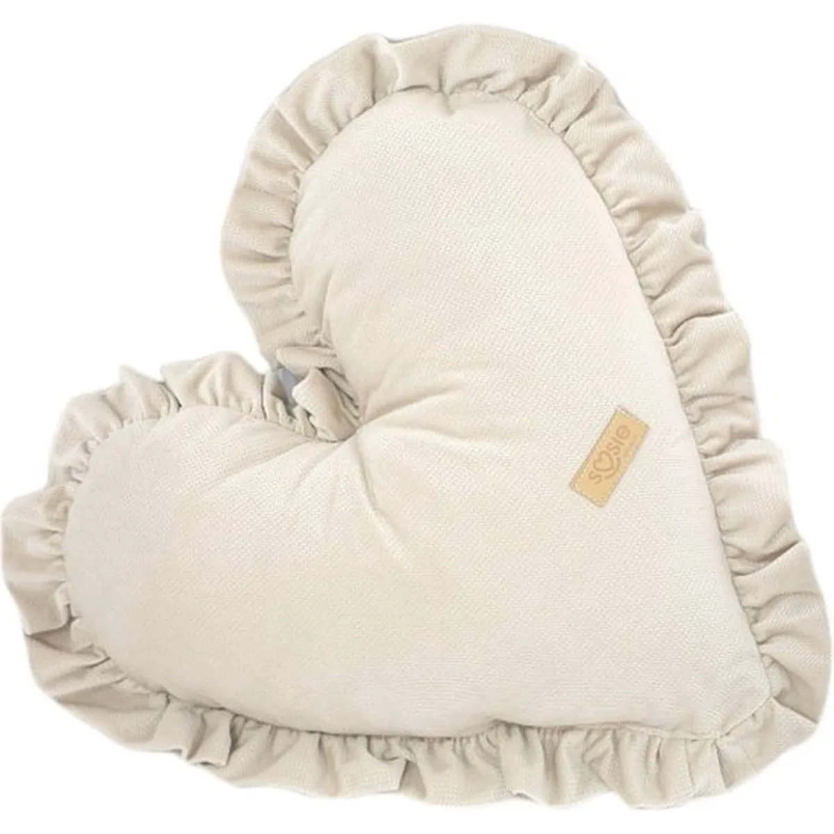 Soosie Decoratieve Kussen Hartvorm Beige - Glamour Collectie - 5