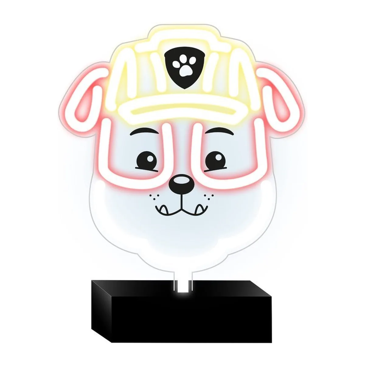 Nickelodeon Neon LED Rubble - Paw Patrol - Tafellamp - Bureau lamp - Paw Patrole Rubble lamp - Lamp - 2