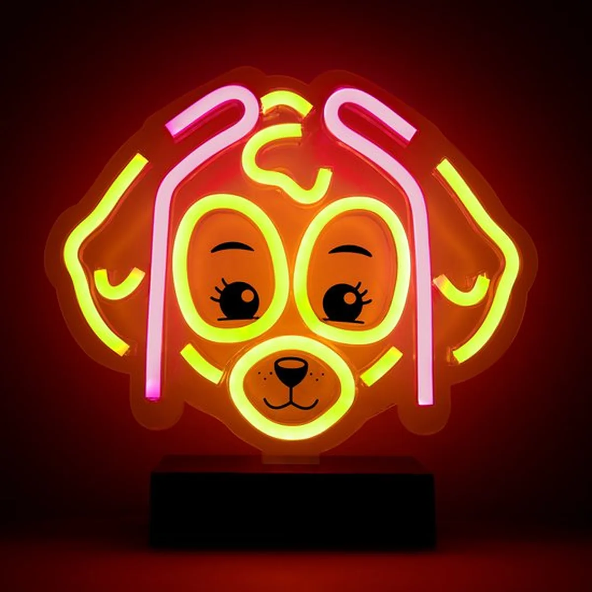 Nickelodeon Neon LED Skye - Paw Patrol - Tafellamp - Bureau lamp - Paw Patrole Skye lamp - Lamp - 3
