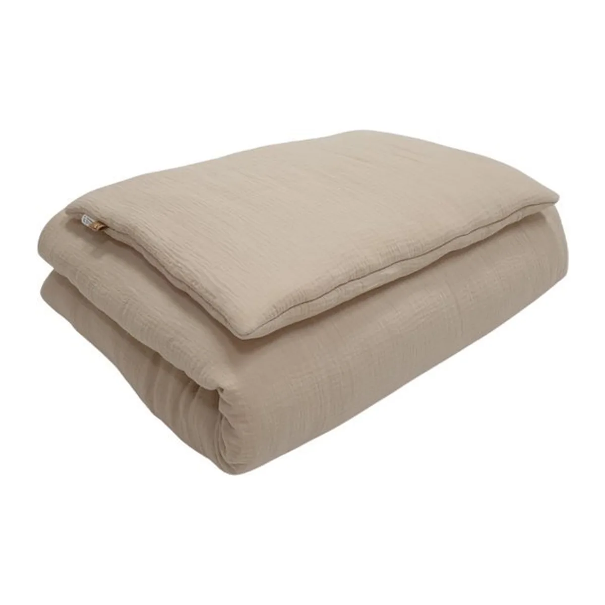 Soosie - Baby Dekbed met kussen - Beddenset - 100x135 + 40x60 –Katoen Mousseline – Met Vulling – Klaar Voor Gebruikt - Kant-en-klaar - Beige - 7