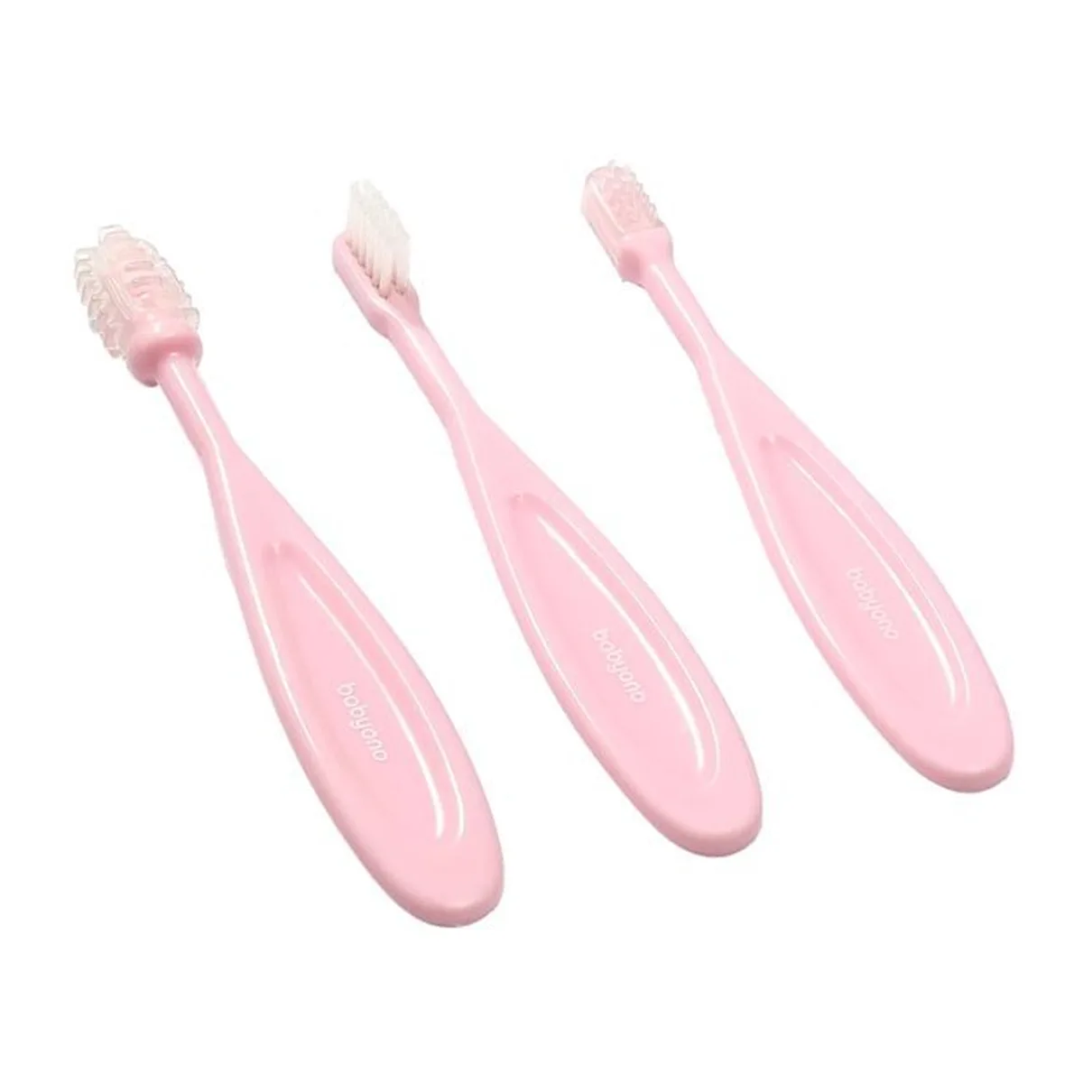 BabyOno Roze Tandenborstel Set 550/01