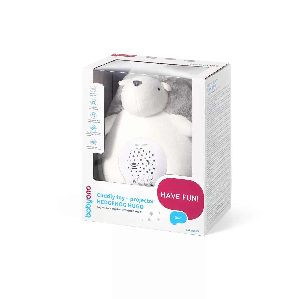 BabyOno Hedgehog Hugo Babyprojector 480 - 3
