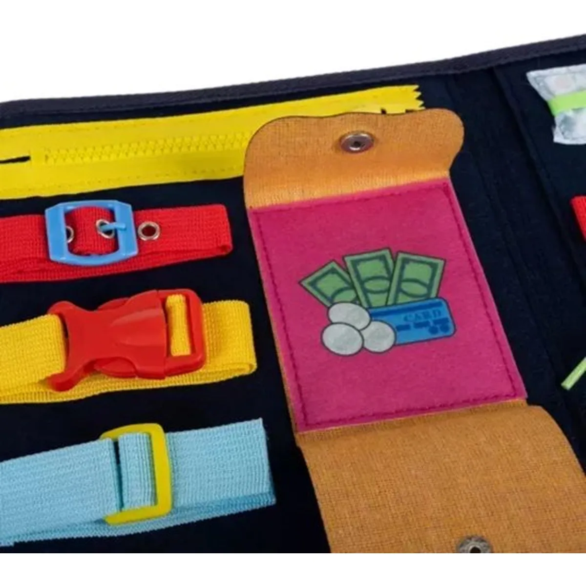 Kruzzel Manipulatief Bord in Tasje: Spelend Leren voor Jonge Ontdekkers! - 6