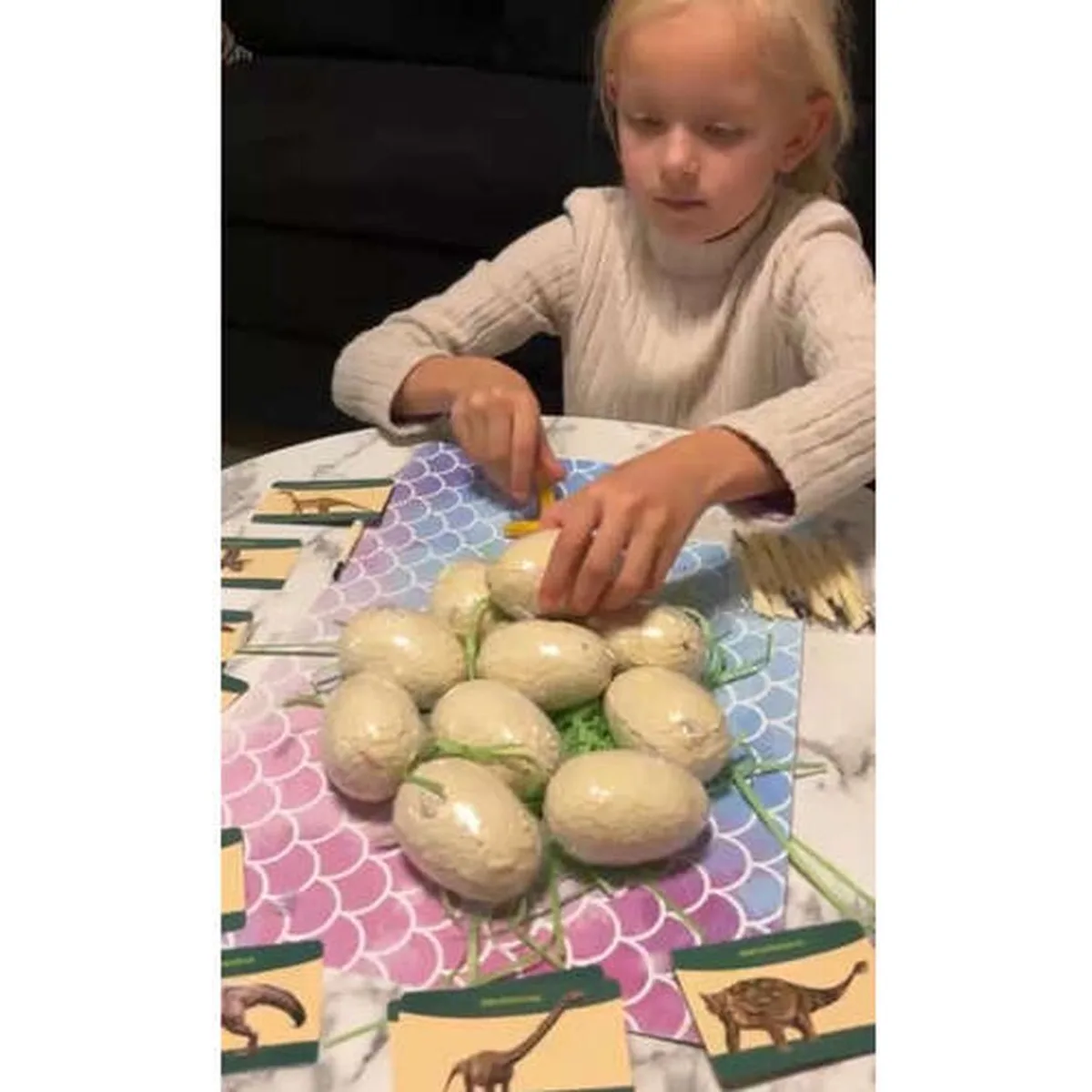Kruzzel Dinosaur Mine - 12 Opgravingsset voor Kinderen - Educatief Speelgoed - 2