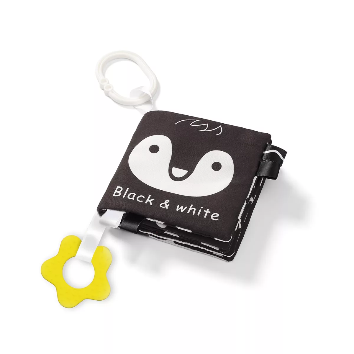 BabyOno Black & White Zacht Buggyboekje 542 - 5