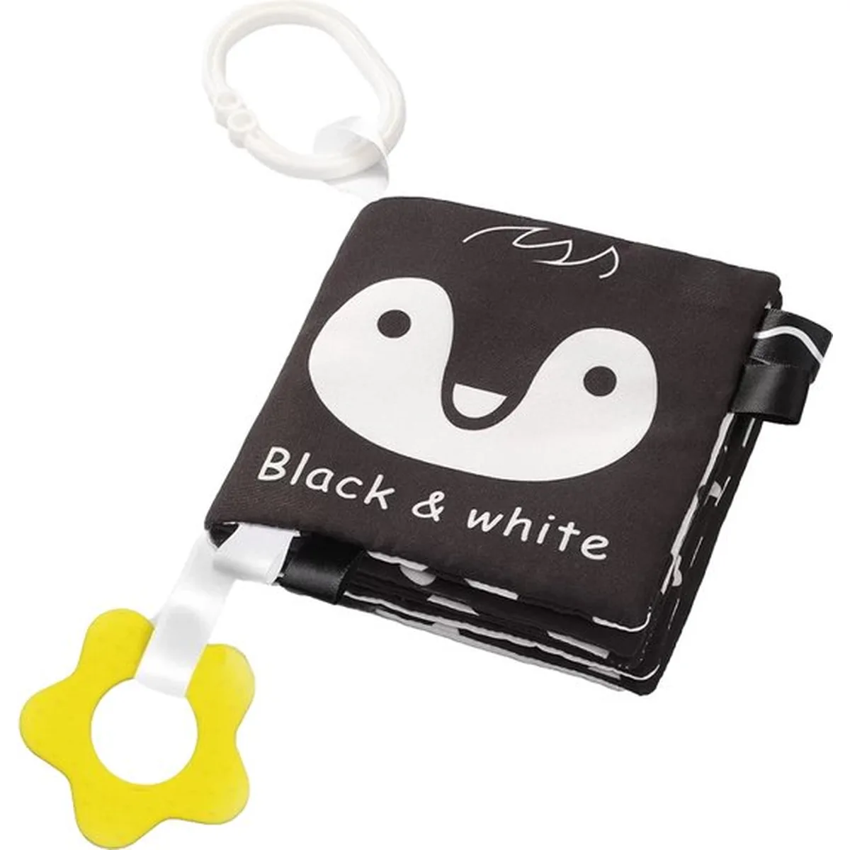 BabyOno Black & White Zacht Buggyboekje 542