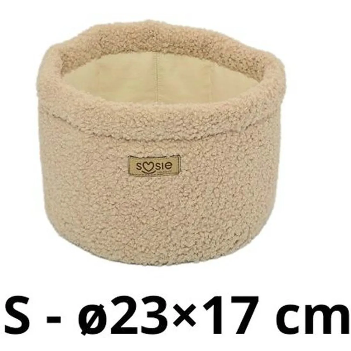 Soosie Teddy Bounce Opbergmanden Set – 3 stuks – Opbergmand Babykamer – Speelgoedmand – Beige Bruin – Manden voor Luiers, Speelgoed & Kleding - 4