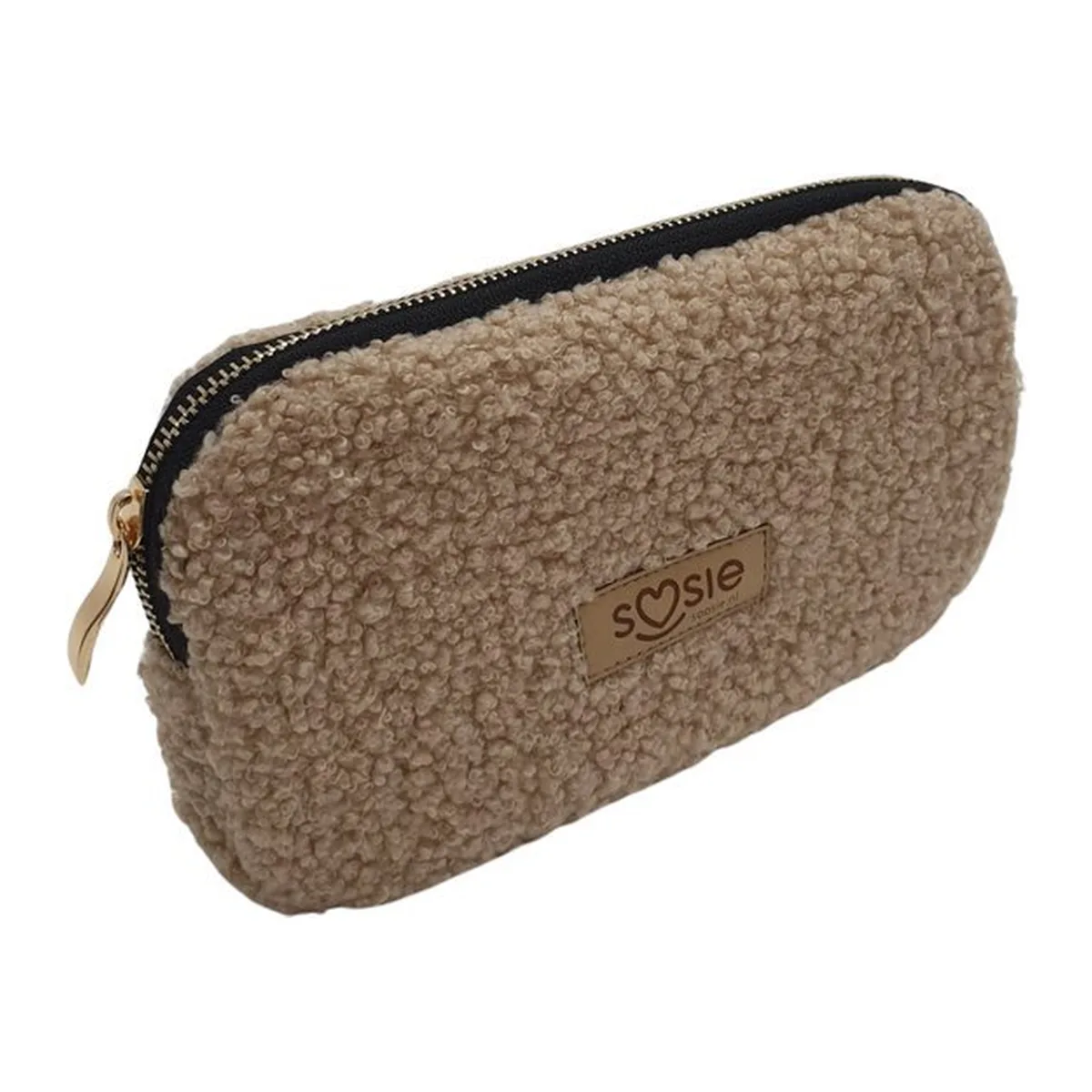 SOOSIE - Etui - Baby toilettas - Luieretui - 19x12x3 cm – Teddy – Beige - 4
