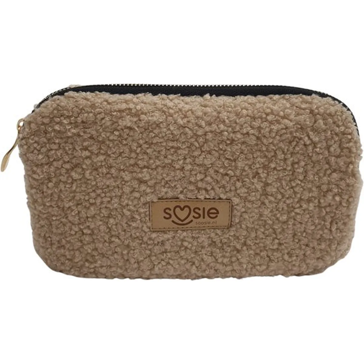 SOOSIE - Etui - Baby toilettas - Luieretui - 19x12x3 cm – Teddy – Beige - 2