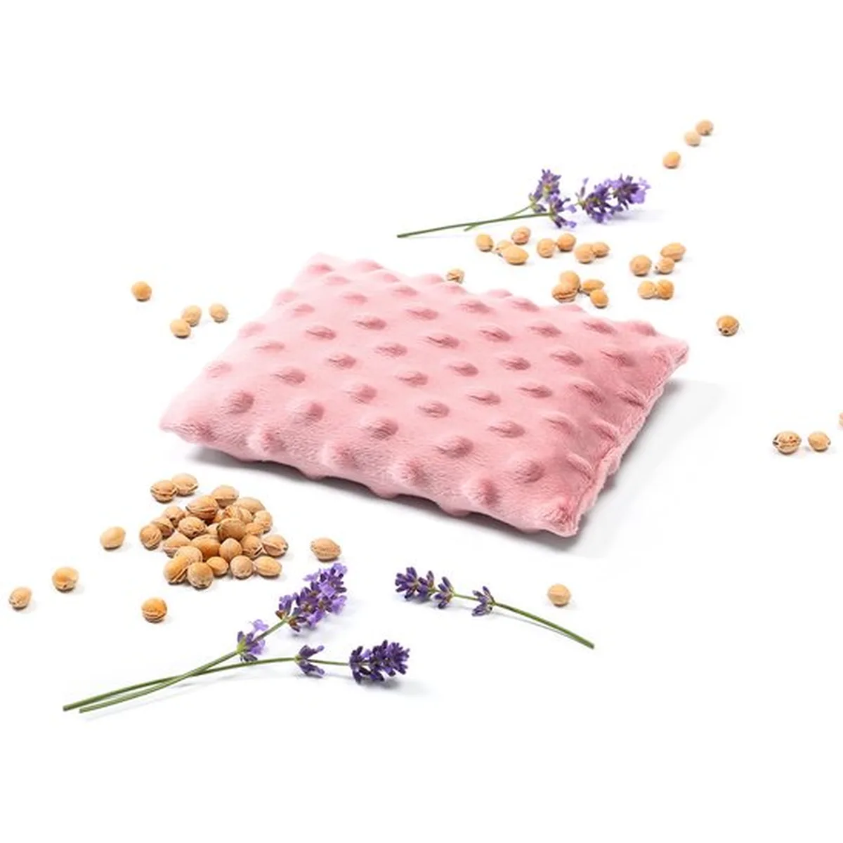 BabyOno Pittenzak Magnetron voor Baby - Cherry Roze Lavendel - Speelgoed - Pittenkussen - Warmtekussen bij Buikkramp - 6