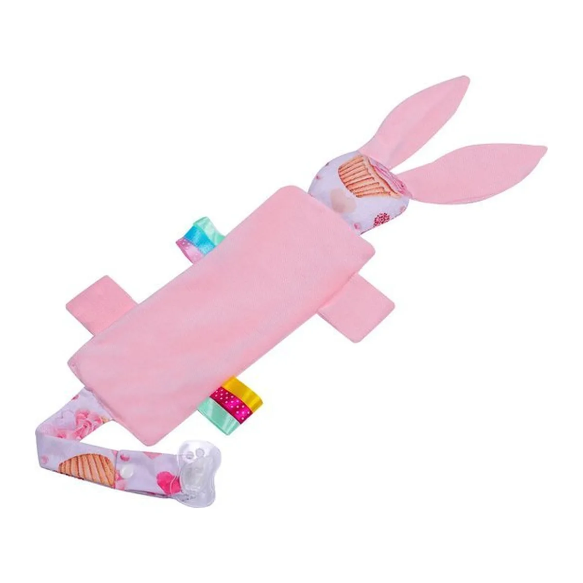 Knuffelkonijn - Ritseldoekje - Knuffeldoekje - Roze - Pink