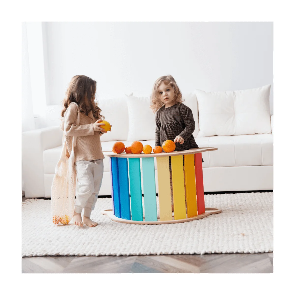 BusyKids Schommelwip van hout - Onbehandeld hout - 8