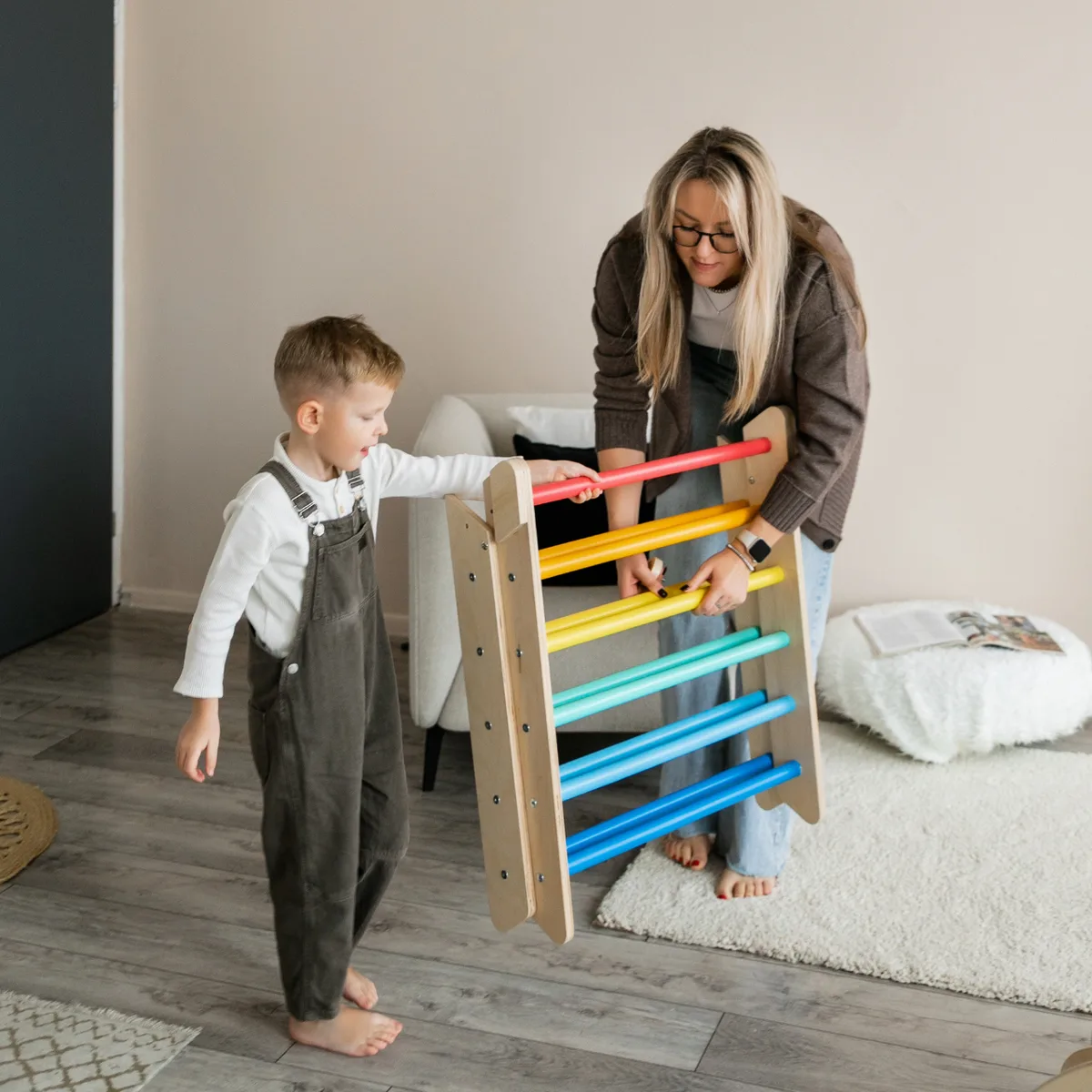 BusyKids Pikler driehoek (klimdriehoek) - Mint - 4