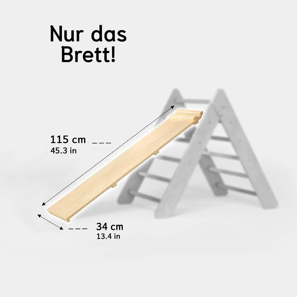 BusyKids Plank 1150 voor Pikler driehoek (glijbaan en klimplank) - 4