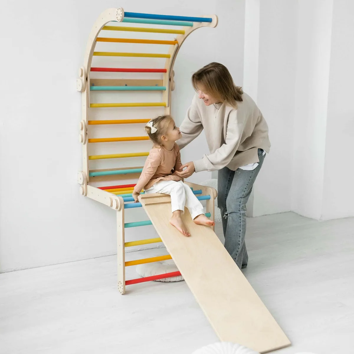 BusyKids Plank 1150 voor Pikler driehoek (glijbaan en klimplank) - 6